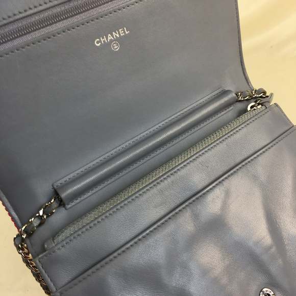 Chanel Tricolor Sport Line Flap Wallet On Chain Sku# 62759 - Picture 7 of 9